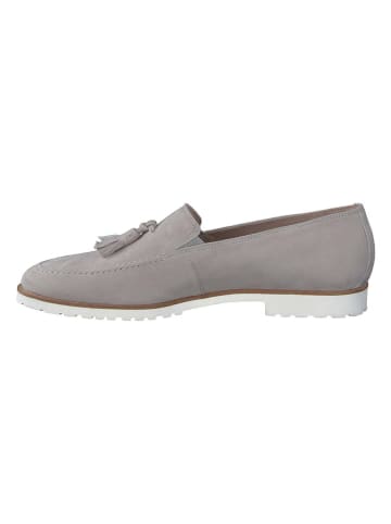 Paul Green Leder-Slipper  in Grau