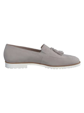 Paul Green Leder-Slipper  in Grau
