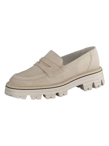 Paul Green Leder-Mokassins in Beige