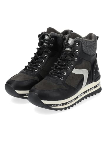 Ara Shoes Boots in Schwarz/ Weiß/ Anthrazit