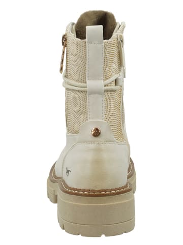 Mustang Boots in Creme/ Beige