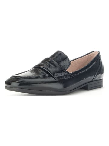 Gabor Leren mocassins zwart
