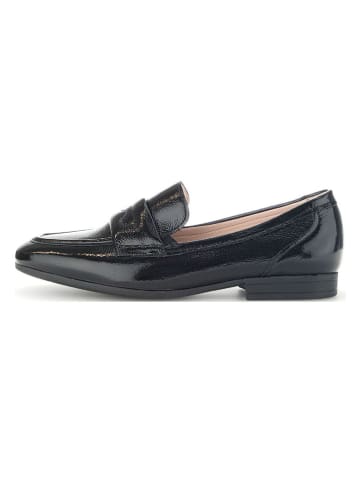 Gabor Leren mocassins zwart