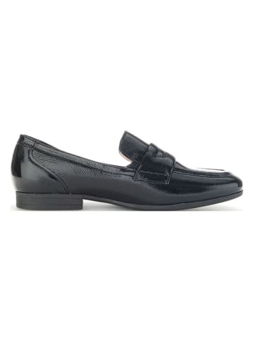 Gabor Leren mocassins zwart