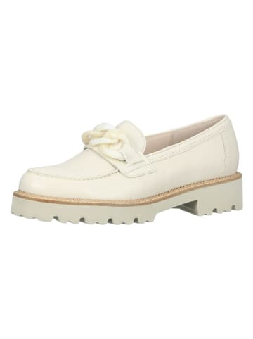 Gabor Leren mocassins crème
