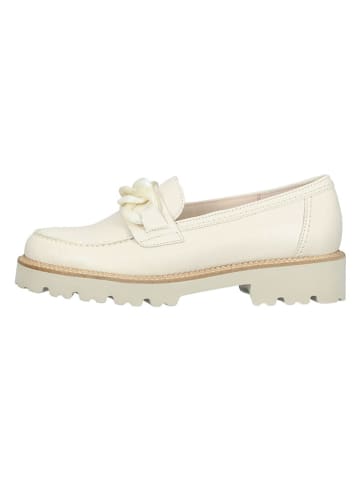 Gabor Leren mocassins crème