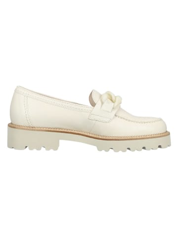 Gabor Leren mocassins crème