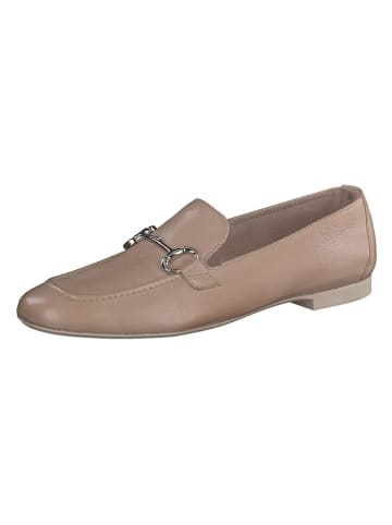 Paul Green Leder-Slipper  in Hellbraun