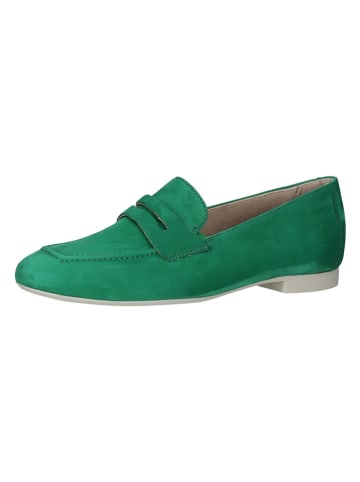 Paul Green Leren mocassins groen