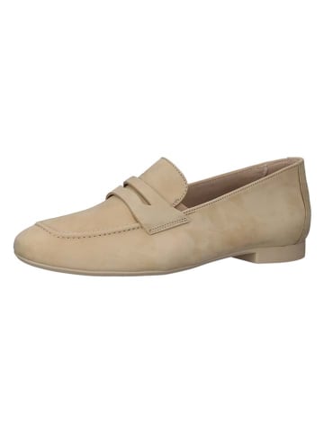 Paul Green Leder-Mokassins in Beige