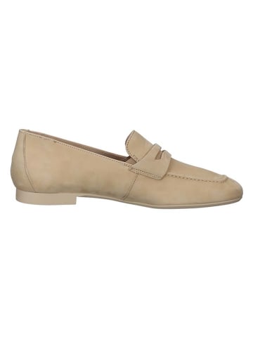 Paul Green Leder-Mokassins in Beige