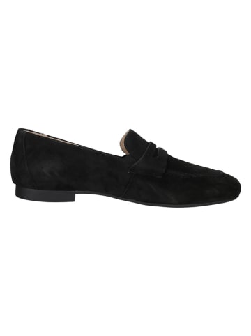 Paul Green Leder-Mokassins in Schwarz