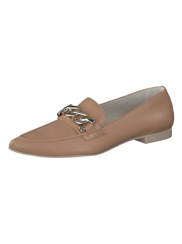 Paul Green Leder-Slipper  in Hellbraun