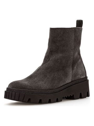 Gabor Leder-Boots in Anthrazit