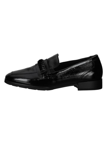 Gabor Leder-Slipper in Schwarz