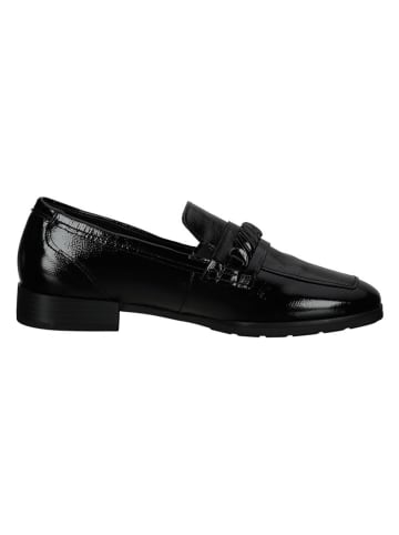 Gabor Leder-Slipper in Schwarz