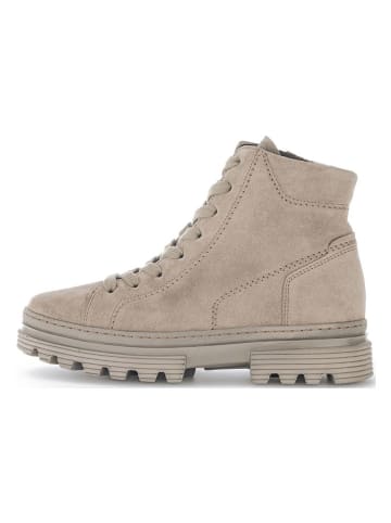Gabor Leder-Boots in Beige
