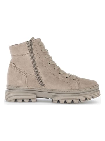 Gabor Leder-Boots in Beige
