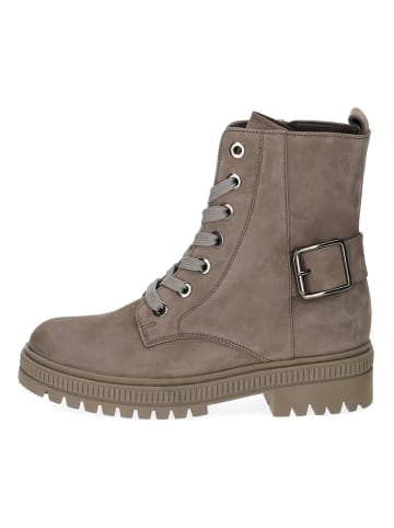 Gabor Leder-Stiefeletten in Hellbraun