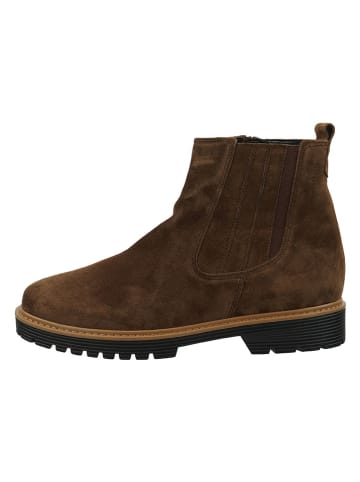 Gabor Leren chelseaboots bruin