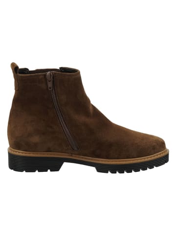 Gabor Leder-Chelsea-Boots in Braun