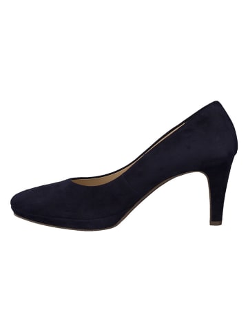 Paul Green Leder-Pumps in Dunkelblau