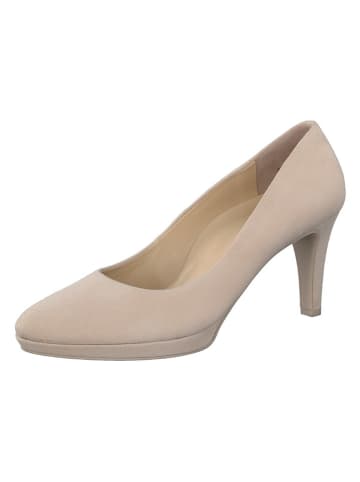 Paul Green Leder-Pumps  in Beige