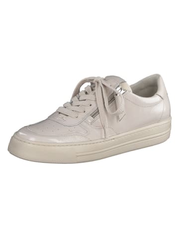 Paul Green Leder-Sneakers in Beige