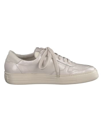 Paul Green Leder-Sneakers in Beige