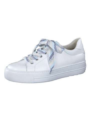 Paul Green Leder-Sneakers in Hellblau