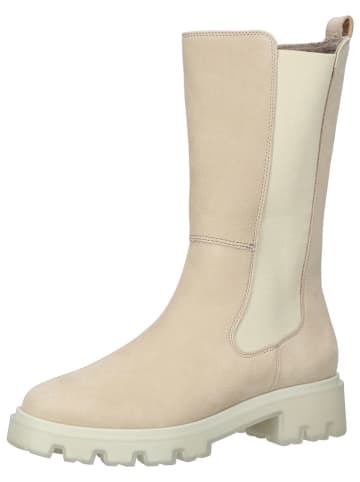 Paul Green Leder-Stiefel in Beige