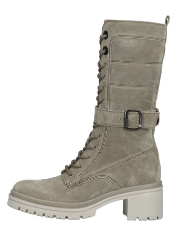 Gabor Leder-Stiefel  in Khaki