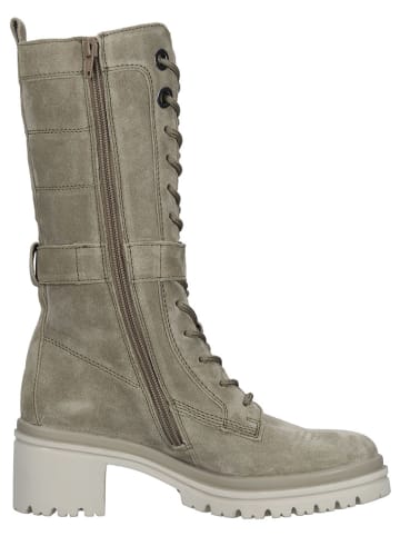 Gabor Leder-Stiefel  in Khaki