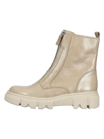 Gabor Leder-Boots in Beige