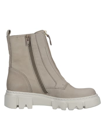 Gabor Leder-Stiefeletten in Beige