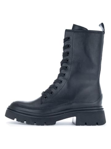 Gabor Leder-Stiefeletten in Schwarz