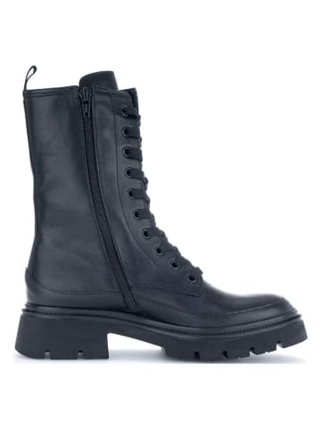 Gabor Leder-Stiefeletten in Schwarz