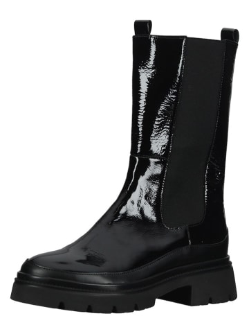 Gabor Leren chelseaboots zwart