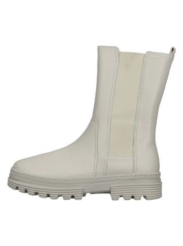 Gabor Leder-Chelsea-Boots in Grau