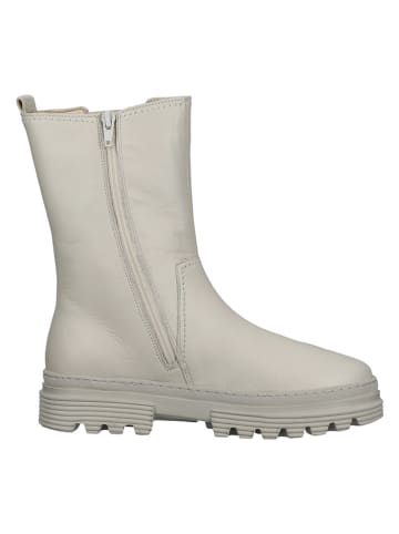 Gabor Leder-Chelsea-Boots in Grau