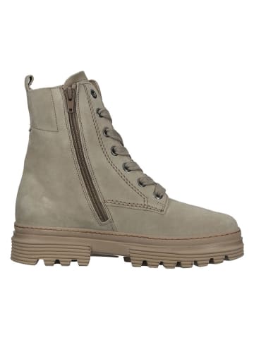 Gabor Leder-Stiefeletten in Grau