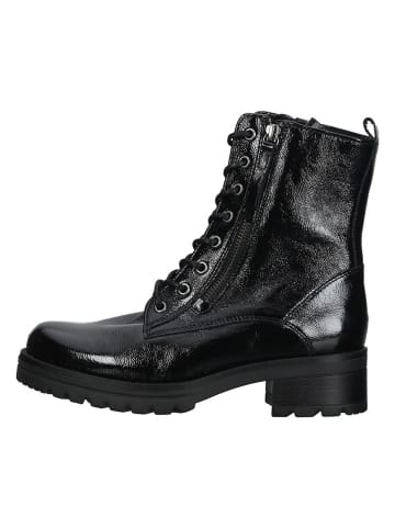 Gabor Leder-Stiefeletten in Schwarz
