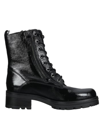 Gabor Leder-Stiefeletten in Schwarz