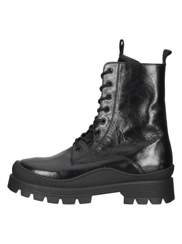 Gabor Leder-Boots in Schwarz