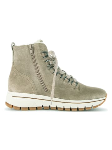 Gabor Leren boots kaki/wit