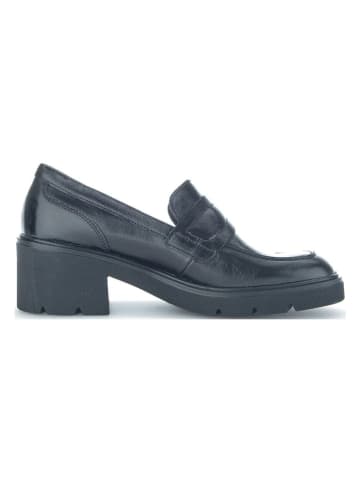 Gabor Leren mocassins blauw