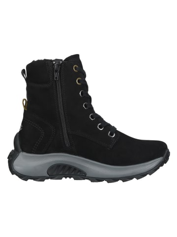 Gabor Leder-Boots in Schwarz