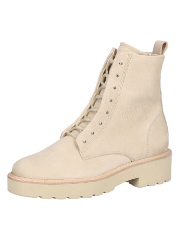 Paul Green Leder-Stiefeletten in Beige