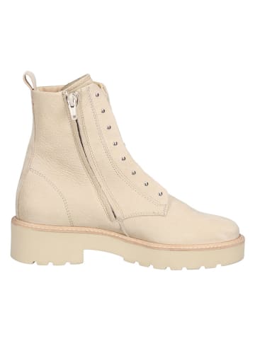 Paul Green Skórzane botki w kolorze beżowym