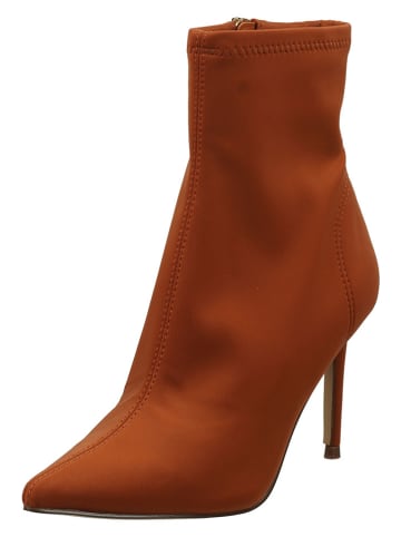 Steve Madden Leder-Stiefeletten  in Hellbraun